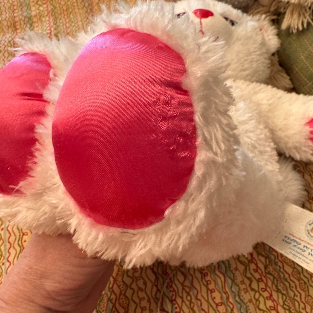Build-A-Bear White and Pink Sassy Kitty Plush Toy - Picture 9 of 12